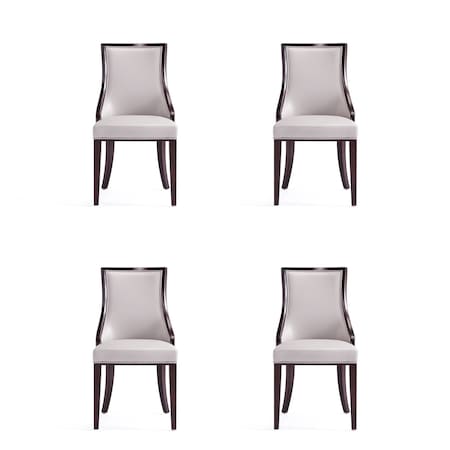 Manhattan Comfort Traditional Dining Chair for Dining Room Use, PK 4 2-DC048-LG